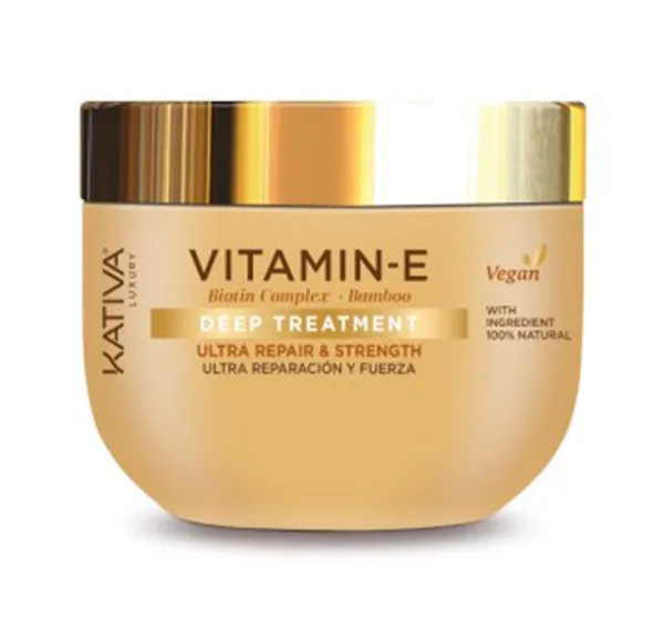 

Маска ультравосстановления и силы Vitamin-E Ultra Repair & Strenght Kativa, 300 ml