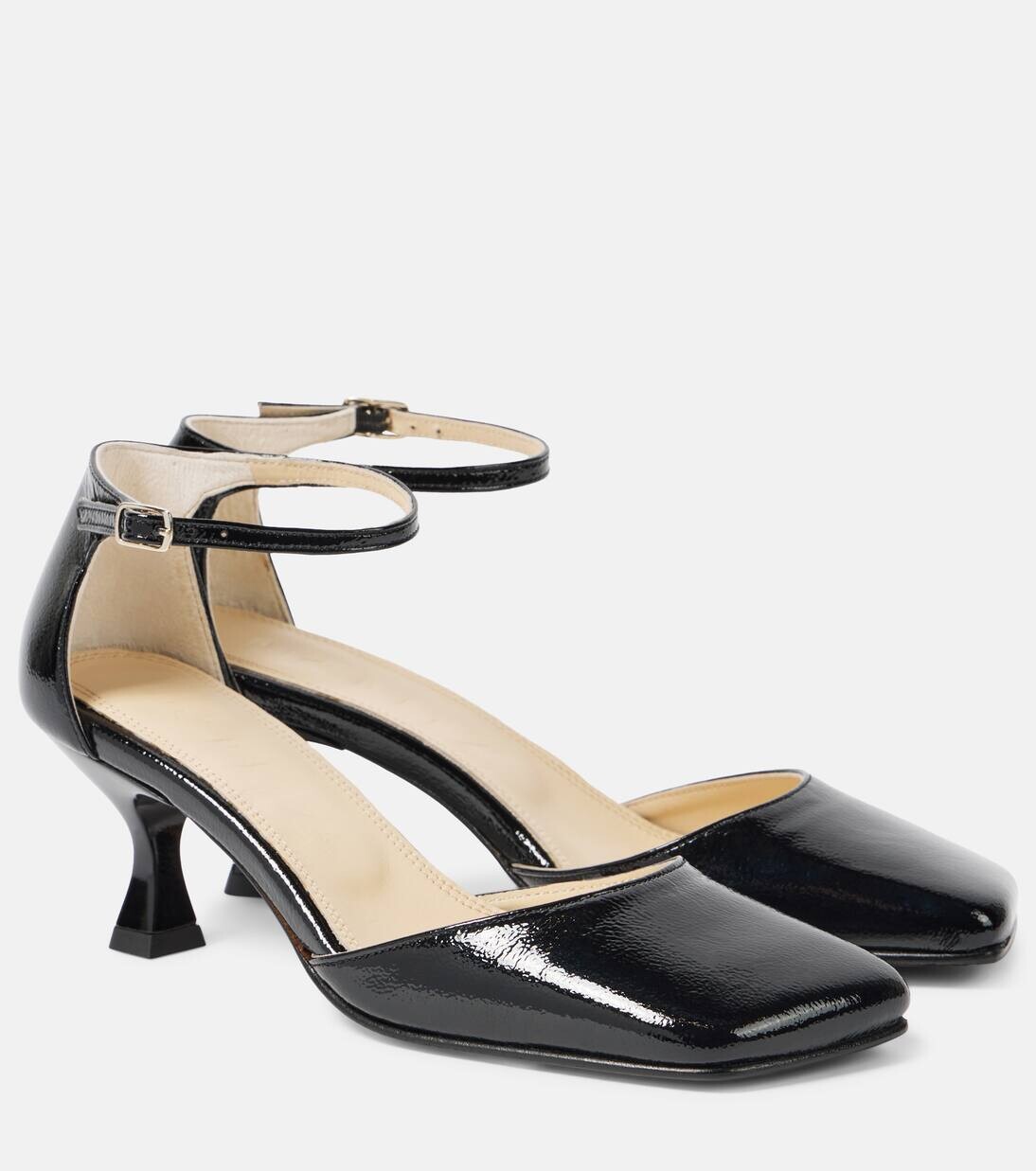 

Туфли-лодочки Fabiola из лакированной кожи с открытой пяткой Souliers Martinez, цвет fabiola
