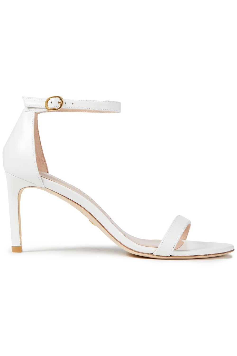 

Сандалии из нукакедовой кожи Stuart Weitzman, белый