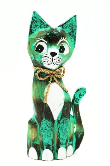 

Деревянная фигурка котенка, 40 см, украшение Jakarta