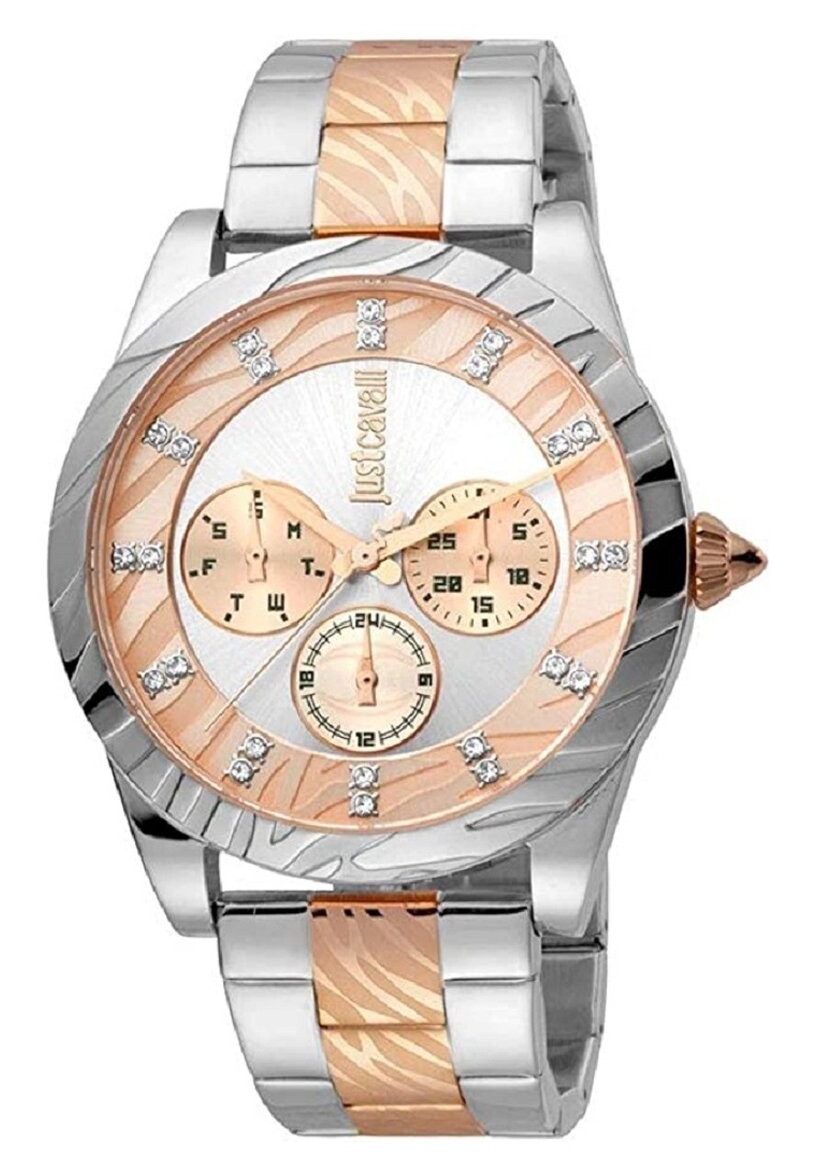 

Часы Just Cavalli, серебро розовое золото