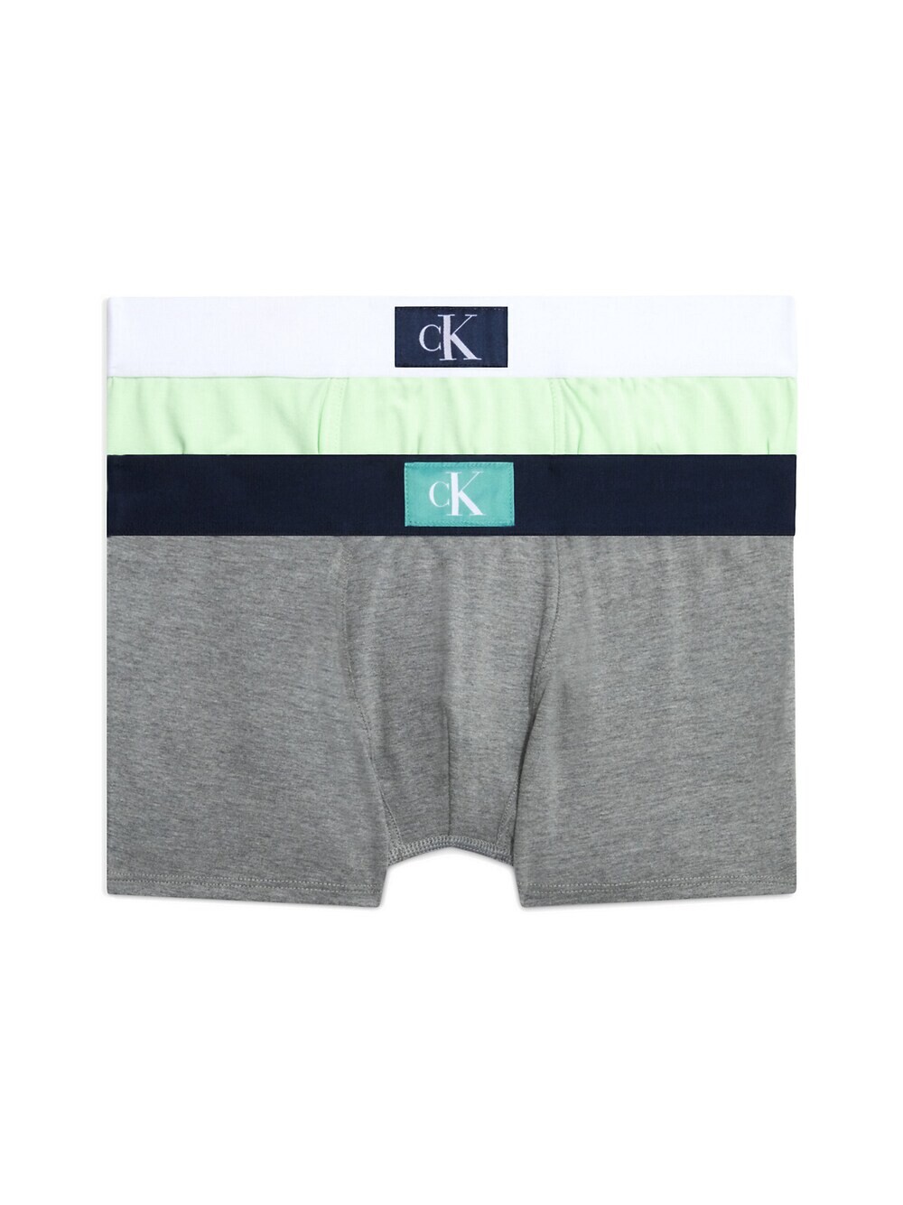 

Трусы Calvin Klein, серый/зеленый/белый