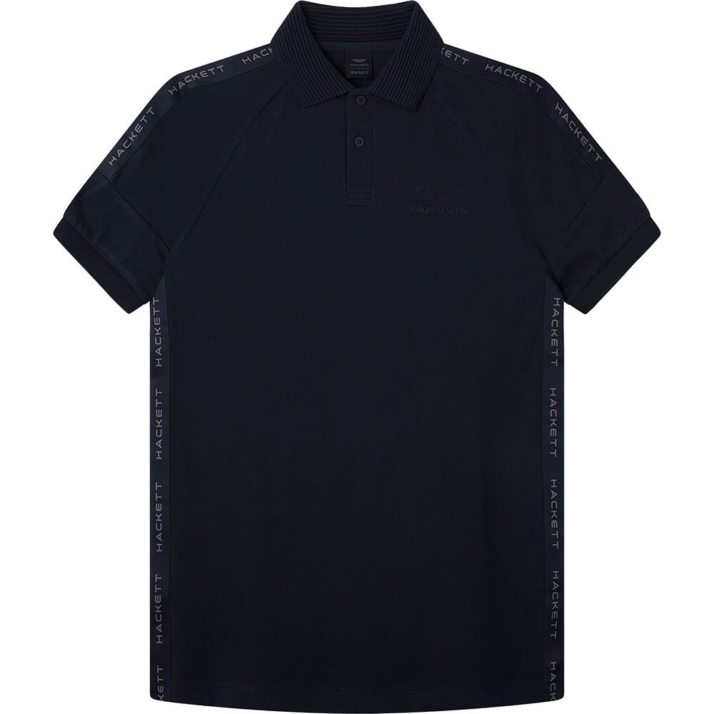 

Поло с коротким рукавом Hackett Amr Mesh Tape, синий