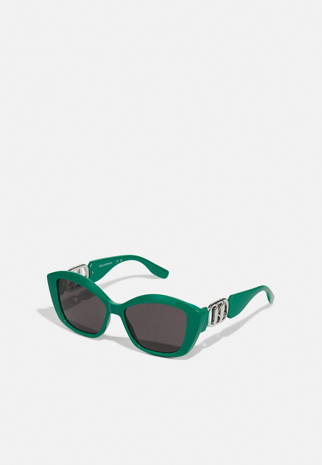 цена Солнцезащитные очки KARL LAGERFELD, зеленые