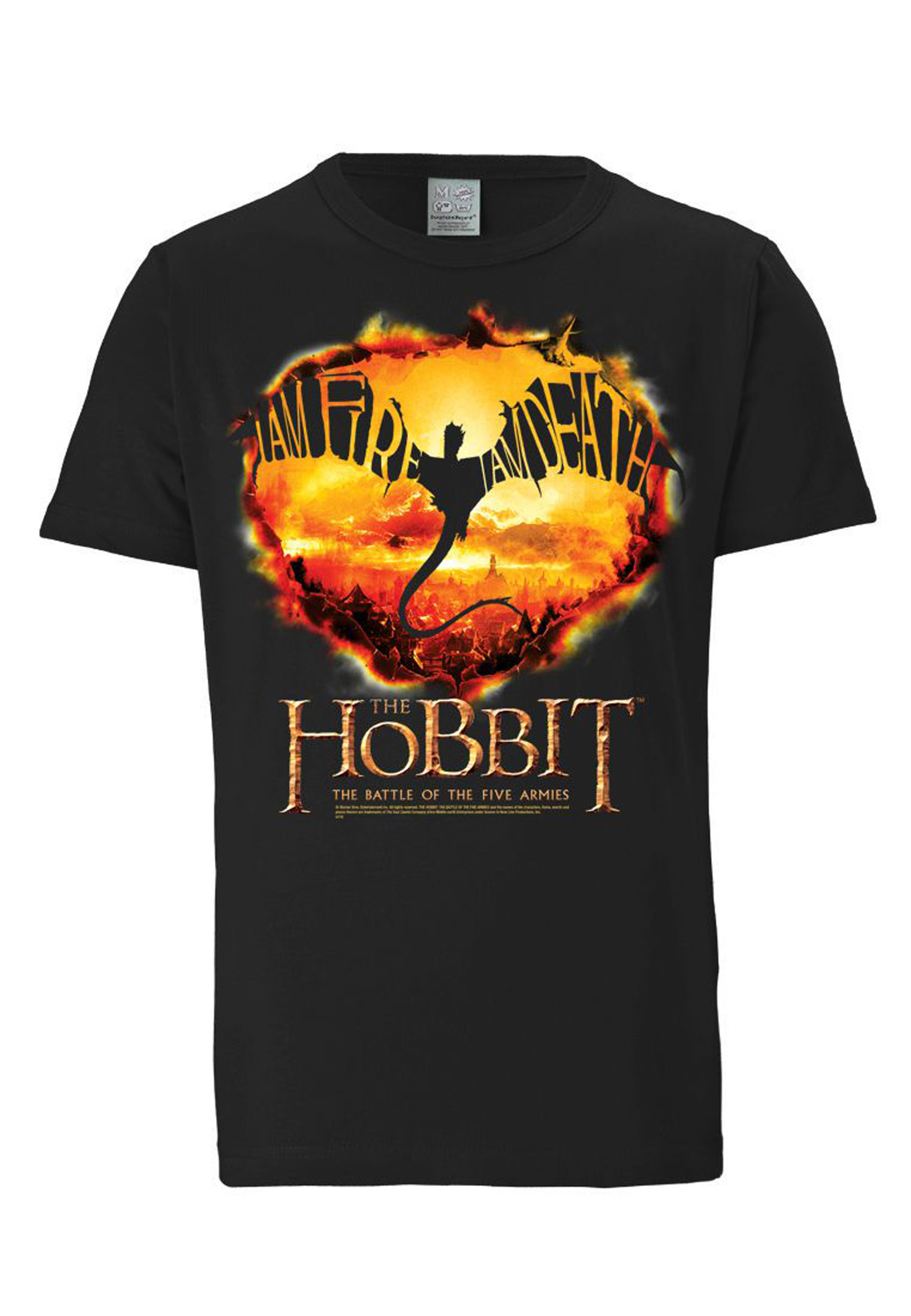 Футболка Logoshirt Hobbit I Am Fire I Am Death, черный i am i am i am seventeen brushes with death