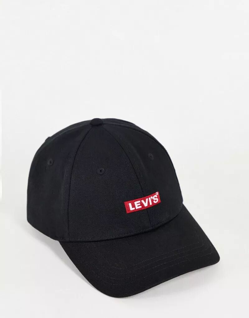 

Черная кепка Levi's с логотипом Boxtab