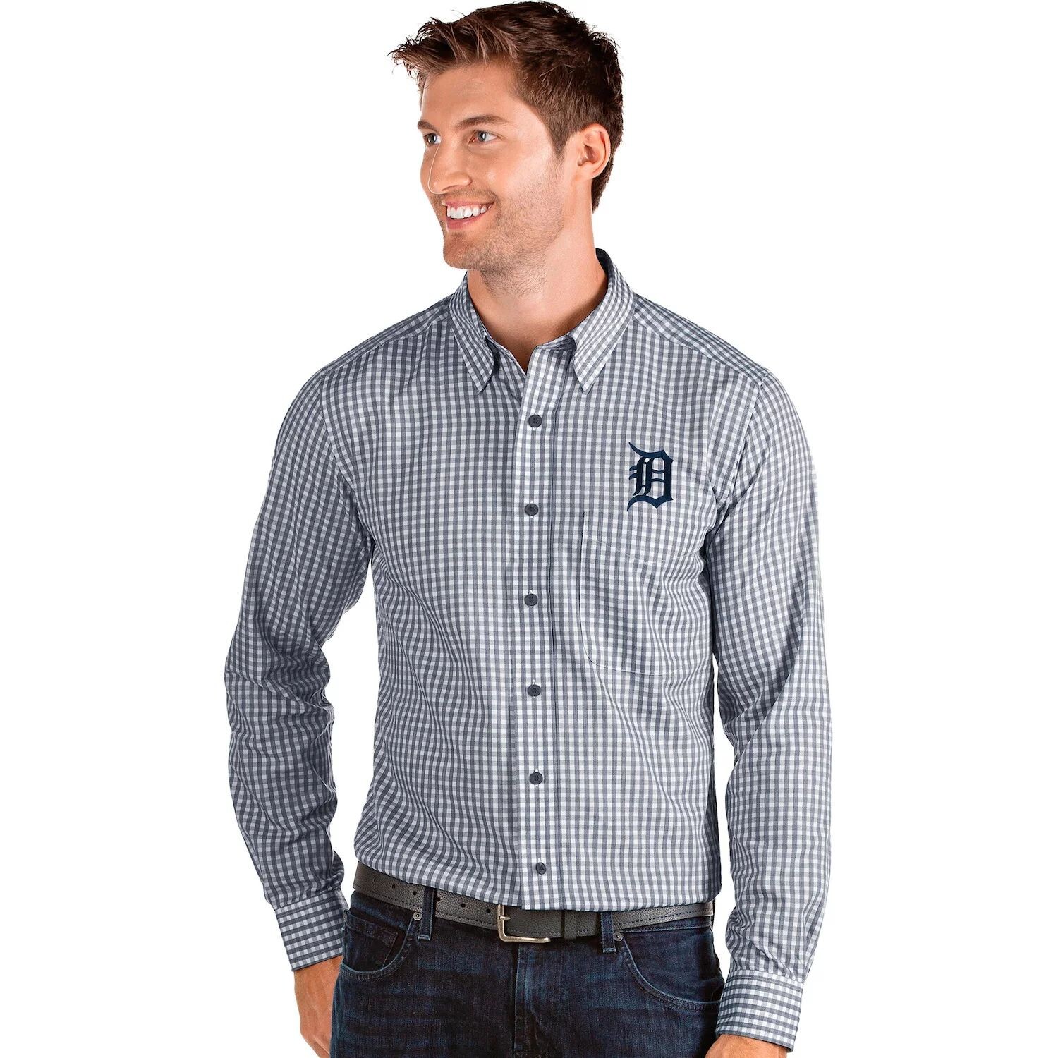 

Мужская тканая классическая рубашка Detroit Tigers