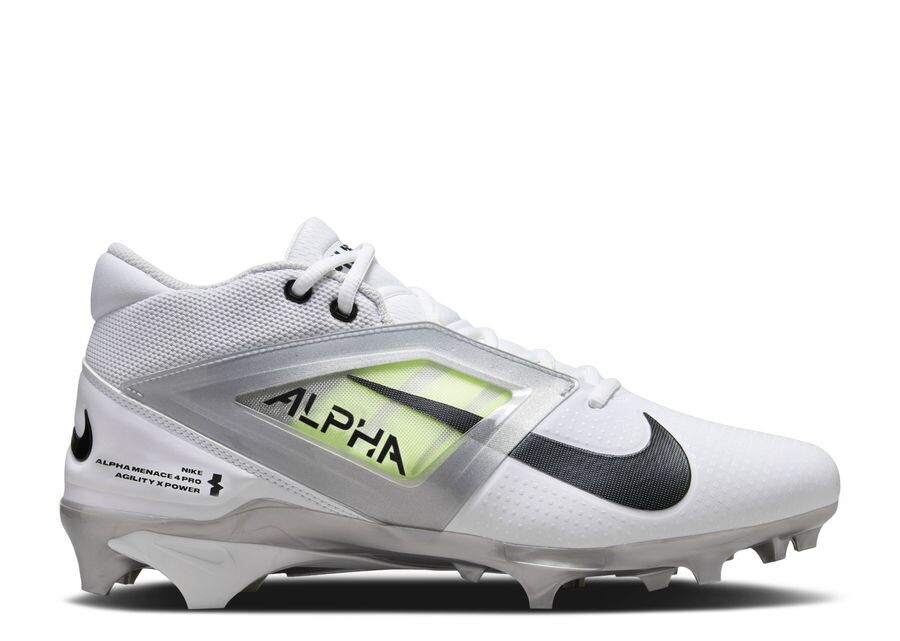 

Кроссовки Nike Alpha Menace 4 Pro 'White Black', белый