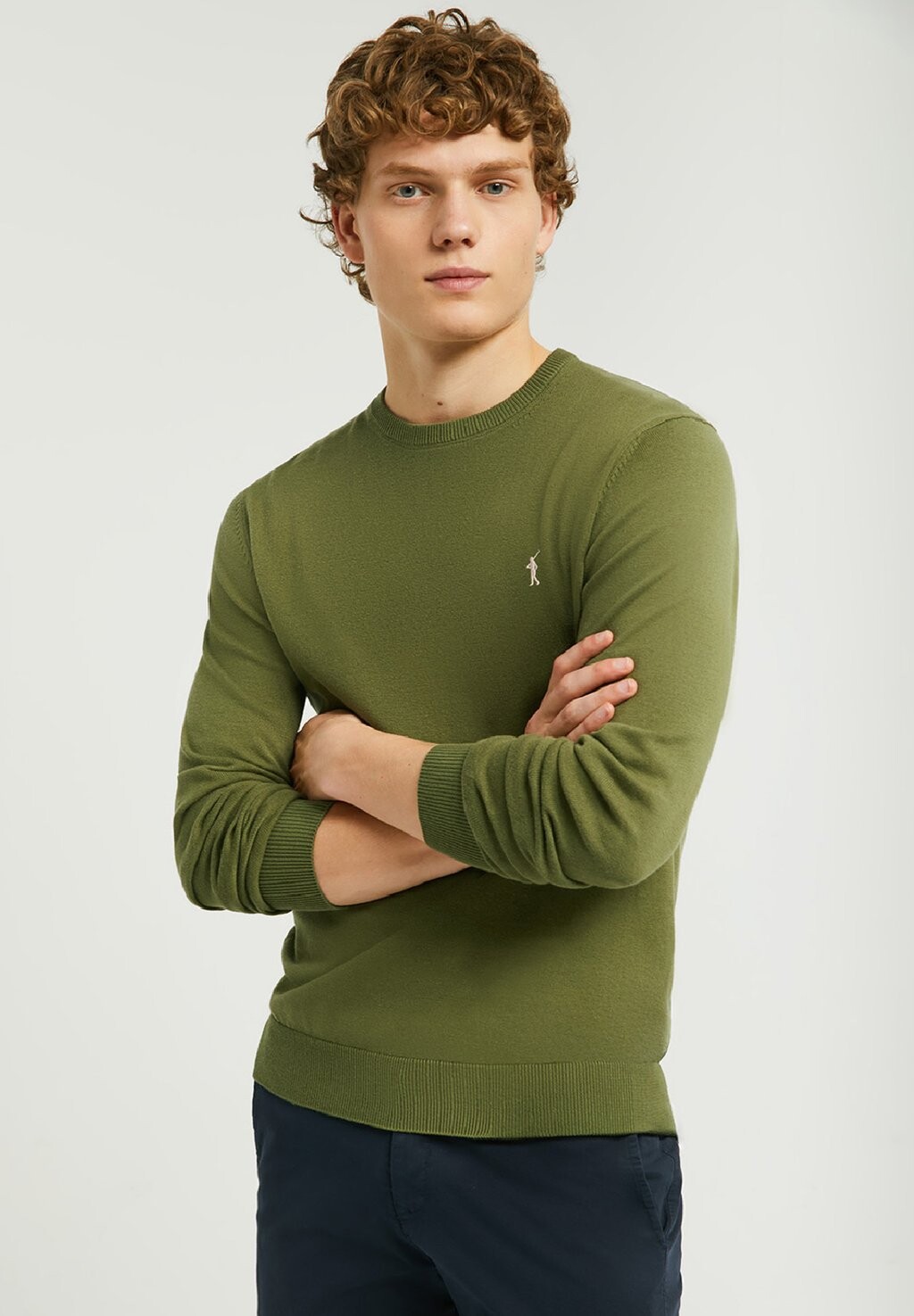 

Вязаный свитер U NECK GG12 Polo Club, цвет green
