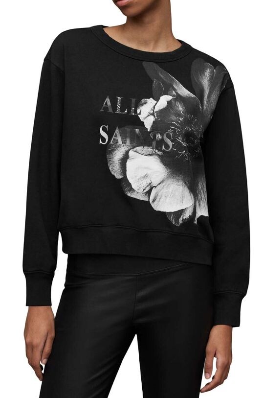 

Толстовка WG015Z PRESILA PIPPA SWEAT AllSaints, черный