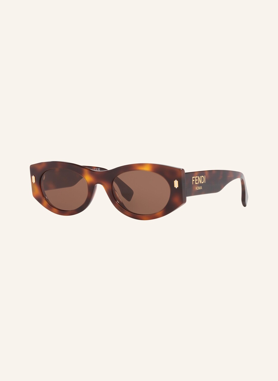 Солнцезащитные очки fn000751 FENDI, гавана/коричневый