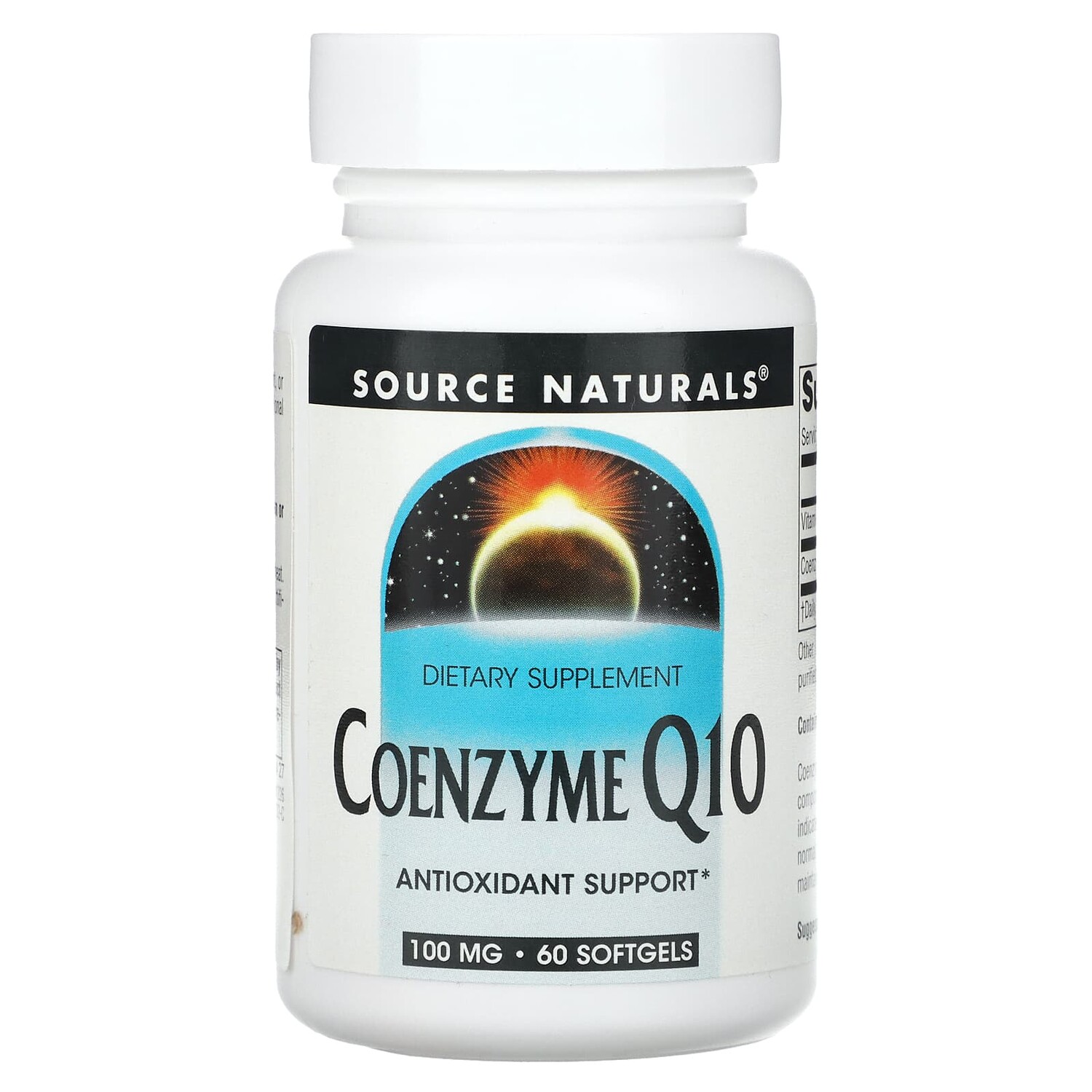 

Коэнзим Q10, 100 мг, 60 мягких таблеток, Source Naturals