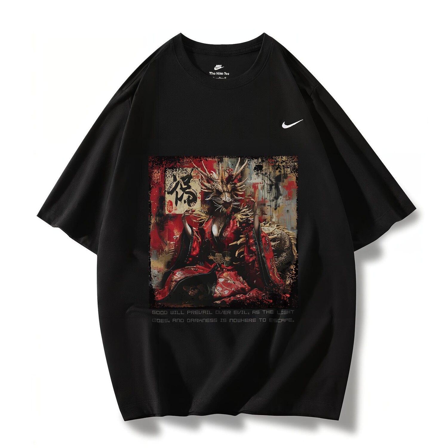 

Футболка унисекс черная Nike, черный