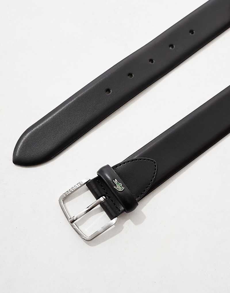 

Lacoste – Черный кожаный ремень