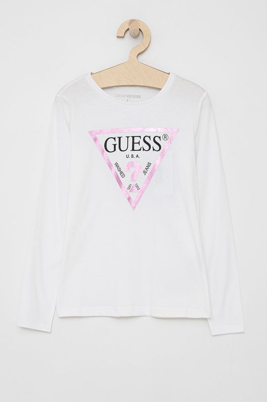 

Детская футболка с длинными рукавами Guess, белый