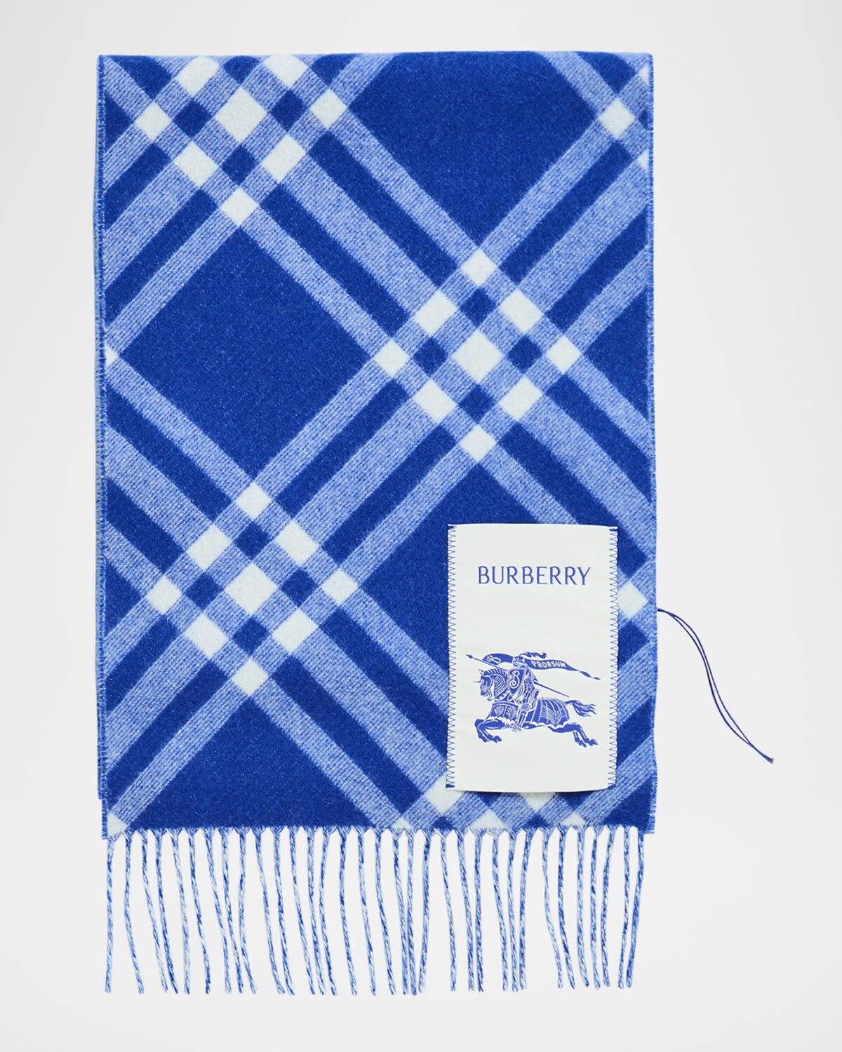 

Мужской кашемировый шарф в клетку Burberry, цвет Knight