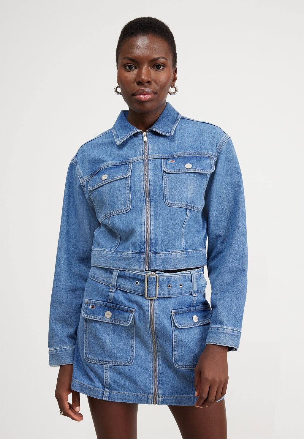

Джинсовая куртка CLAIRE Tommy Jeans, синий деним