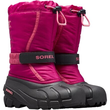 

Ботинки Flurry – для девочек SOREL, цвет Deep Blush/Tropic Pink