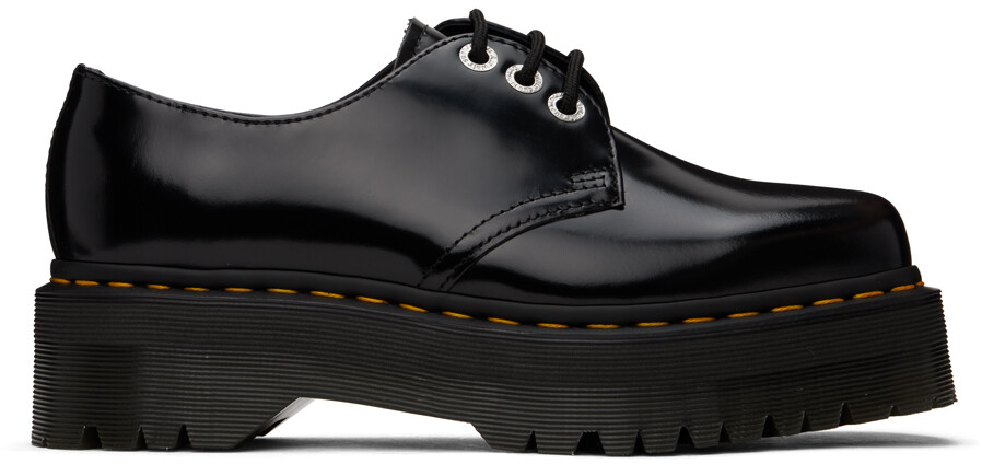 

Черные дерби на платформе из гладкой кожи 1461 Dr. Martens
