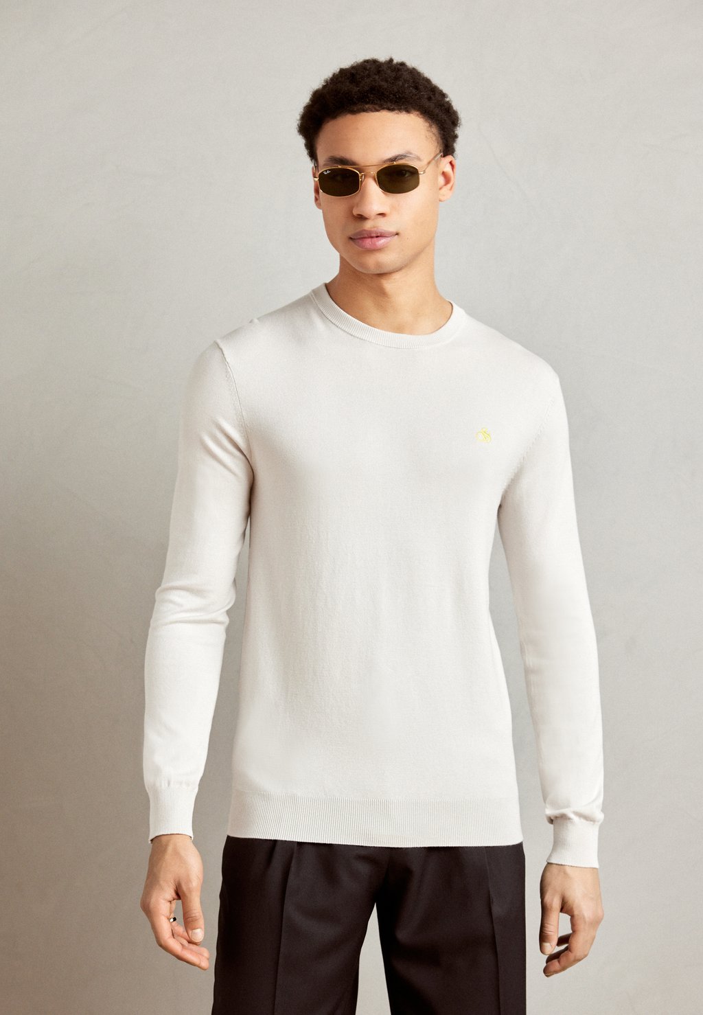 Вязаный джемпер ESSENTIAL CREWNECK Scotch & Soda, цвет heron grey вязаный джемпер essential crewneck scotch