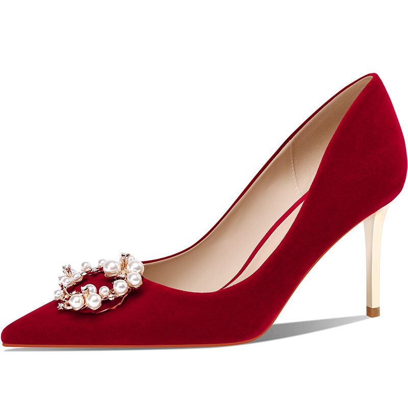 

Туфли женские на высоком каблуке Lanza, цвет Red 8.5CM