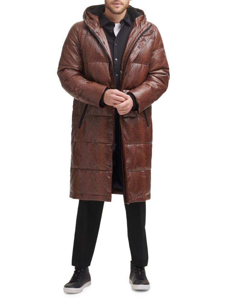 

Классическая парка с отделкой из искусственного меха Dkny, коричневый