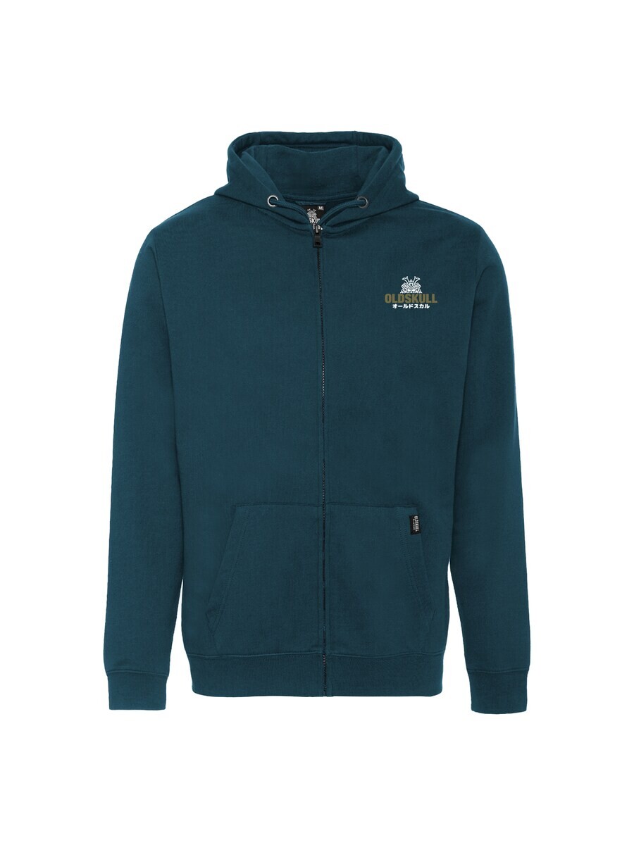 

Худи Oldskull Zip-Up Hoodie Samurai, цвет Olive/Emerald