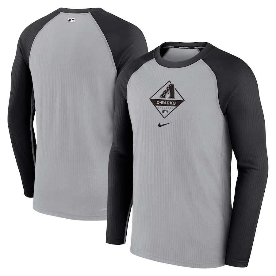 

Футболка с длинным рукавом Nike Arizona Diamondbacks, серый