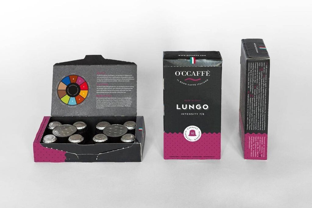 

О'КАФФЕ Лунго | 10 комп. Nespresso. Капсулы O'Ccaffé