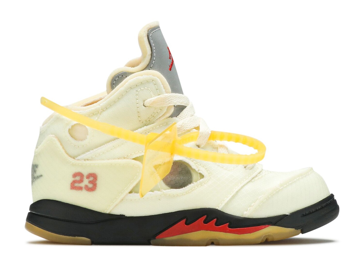 цена Кроссовки Air Jordan Off-White X Air Jordan 5 Retro Sp Td 'Sail', кремовый