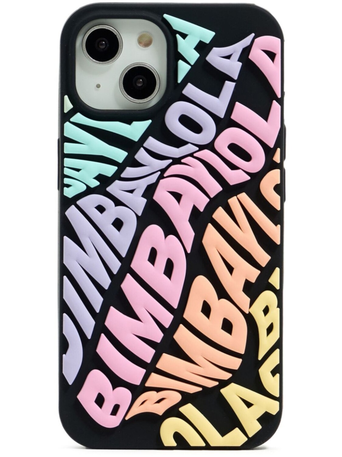 

Bimba y Lola чехол для iPhone 15 с тисненым логотипом, черный