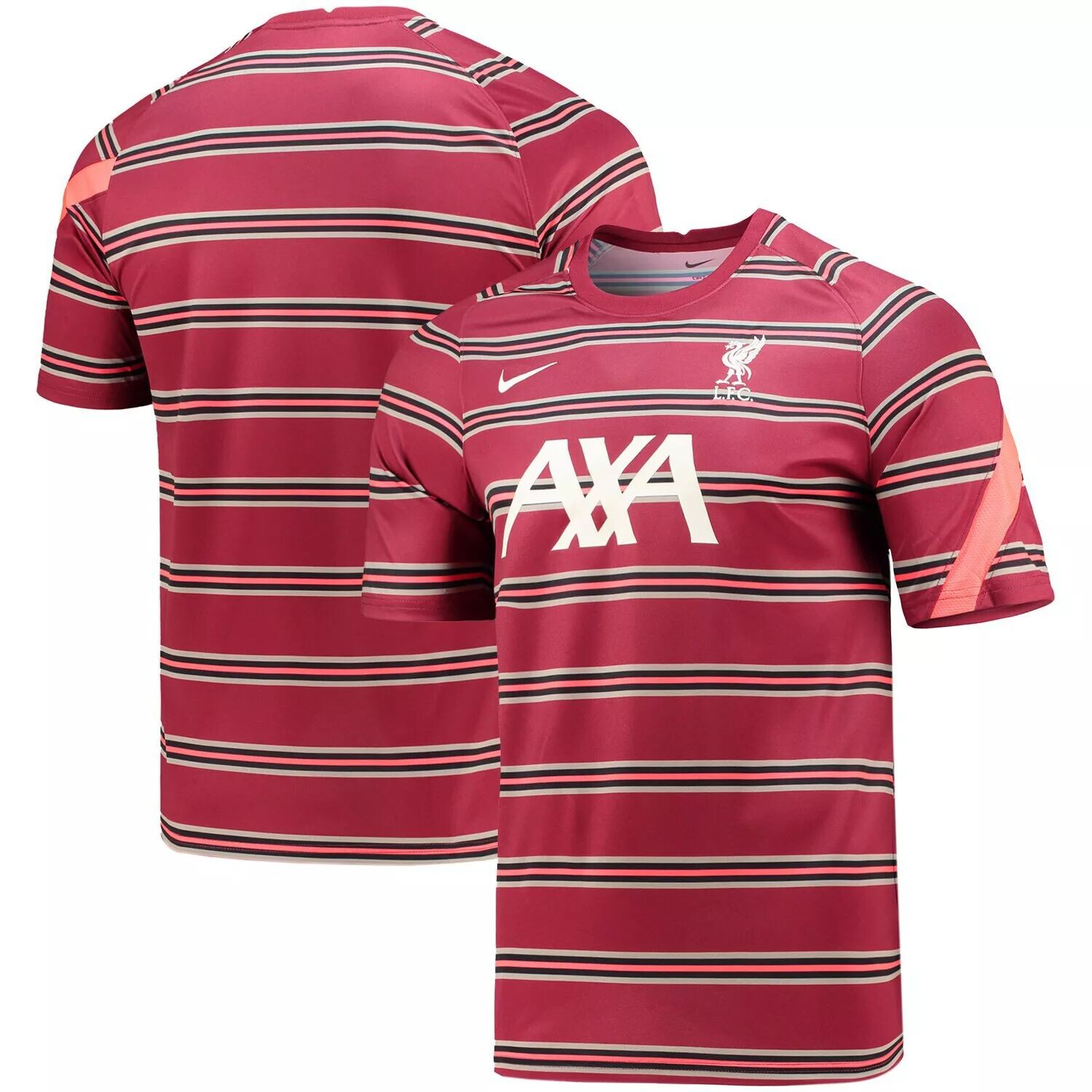 

Мужская предматчевая майка Nike Red Liverpool 2021