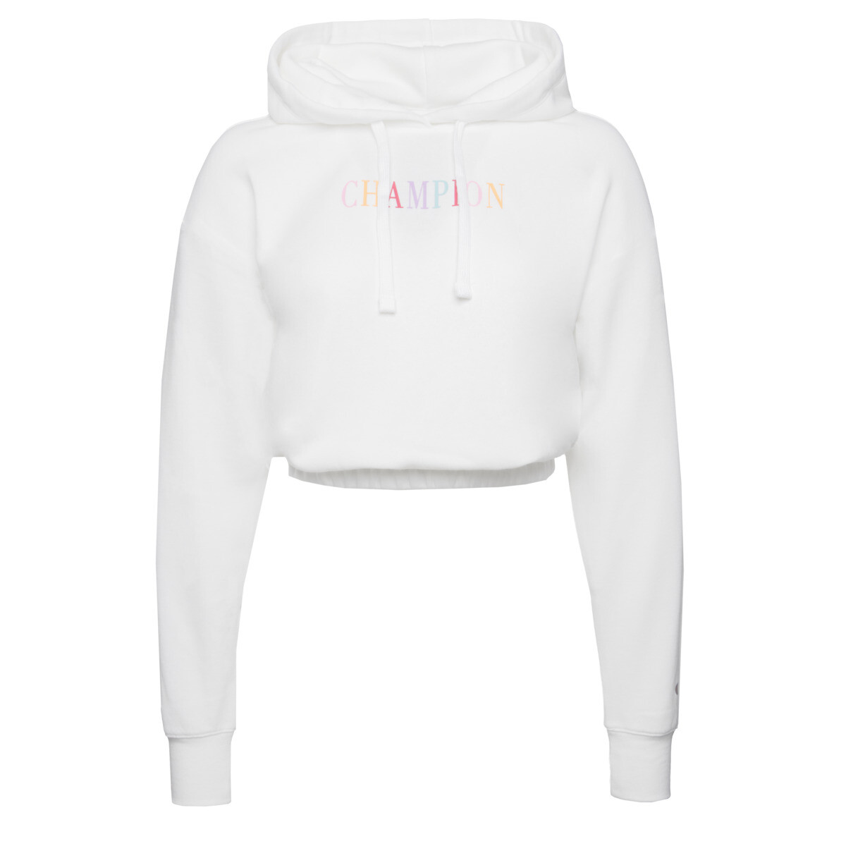 

Толстовка Champion Kapuzenpullover Hooded Crop Top, белый