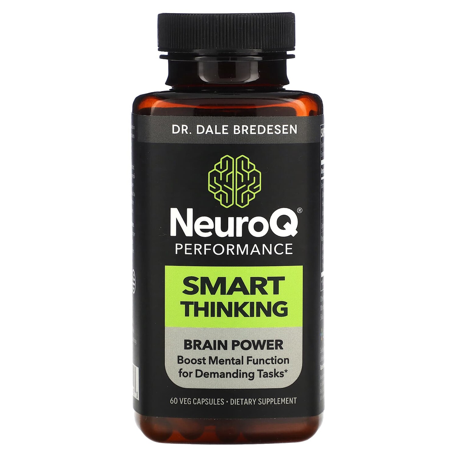 

NeuroQ Performance, Smart Thinking, 60 растительных капсул, LifeSeasons