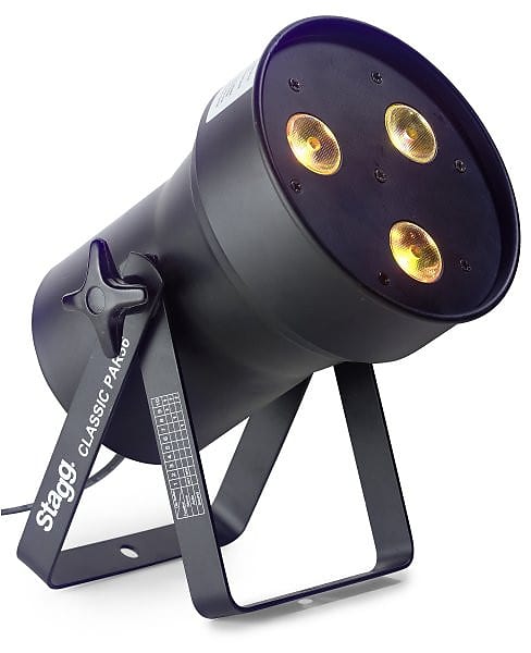 Светодиодный прожектор Stagg SLI CLPA361-1BK adj par z120 rgbw 115 вт rgbw cob led par can с ручным зумом american dj par z120 rgbw