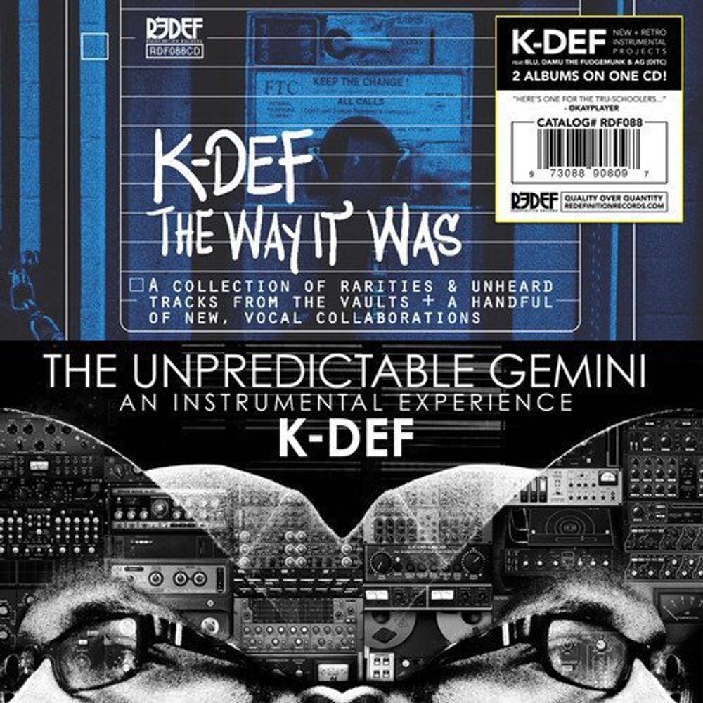 

Диск CD The Way It Was / The Unpredictable Gemini - K-Def