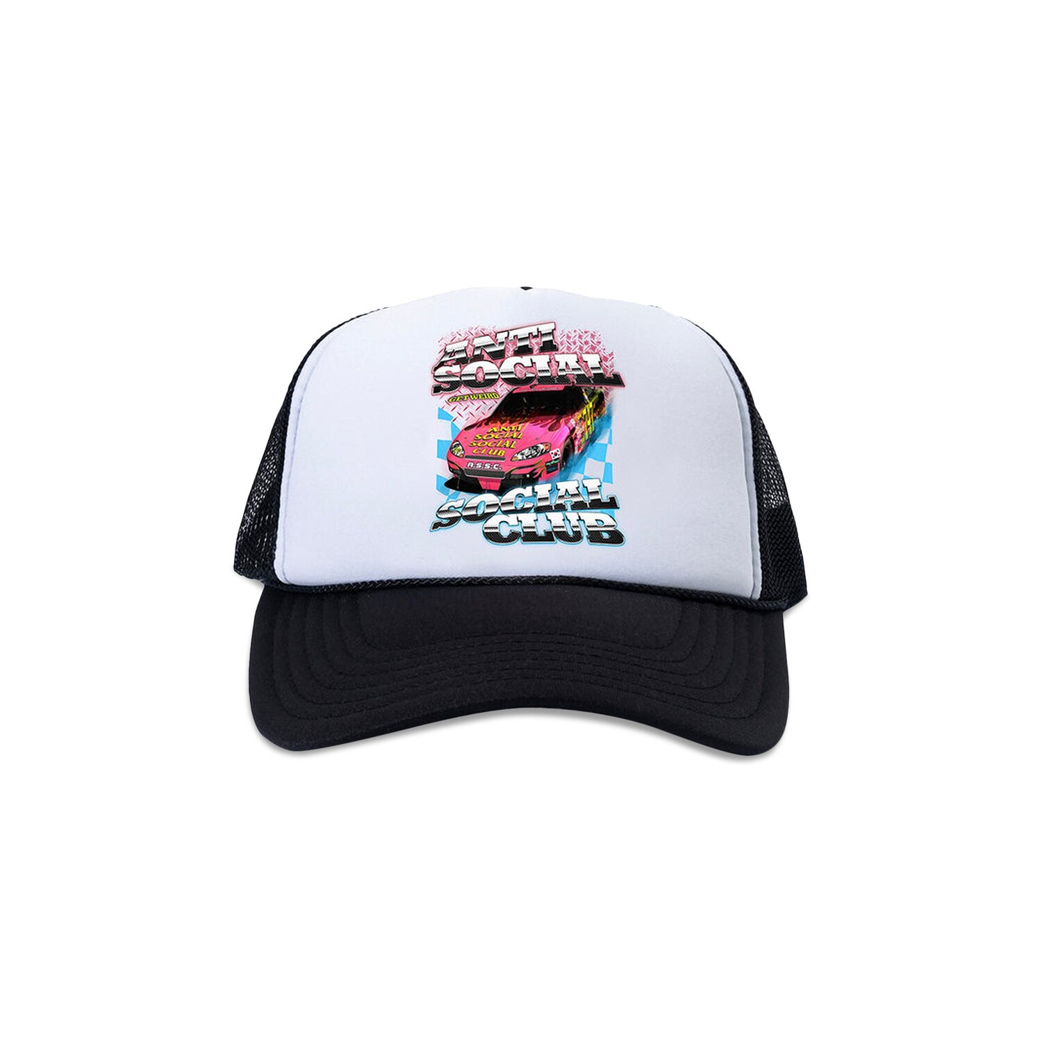 

Кепка Anti Social Social Club Speechless Trucker, черно-белая