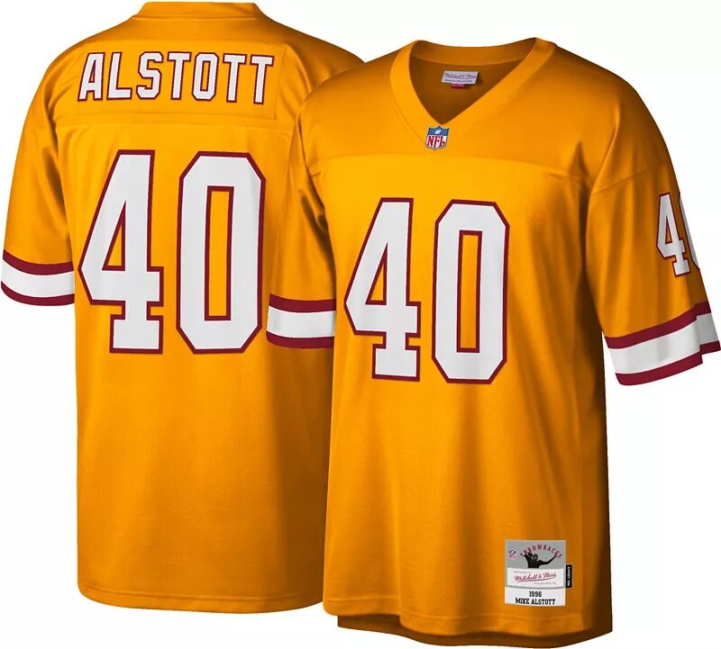 

Мужская футболка Mitchell & Ness Tampa Bay Buccaneers Mike Alstott # 40, золото 1996 года