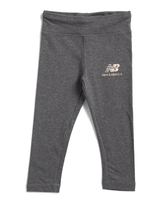 

Леггинсы для маленьких девочек New Balance, цвет Charcoal Heather