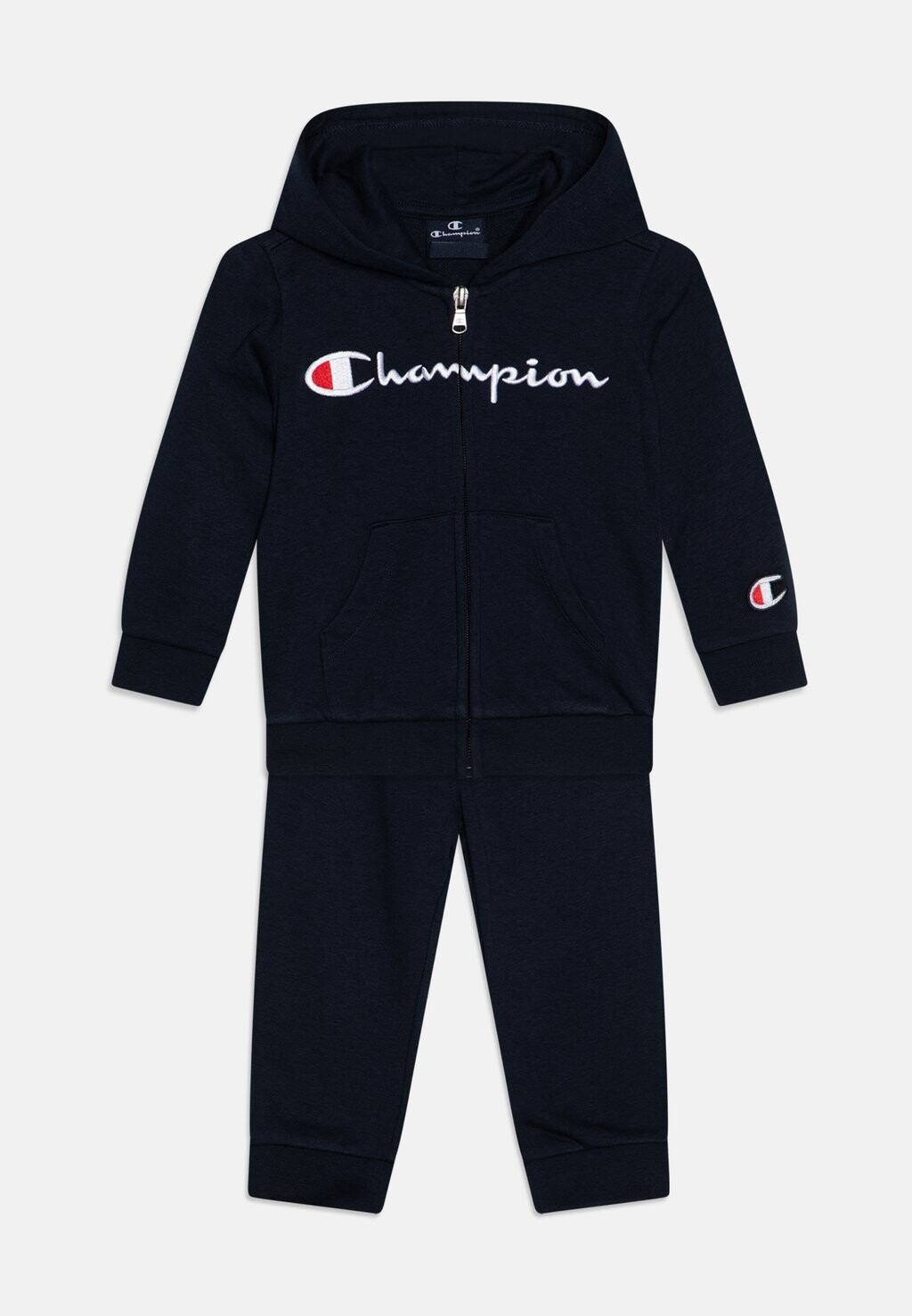 

Брюки Icons Toddler Hooded Full Zip Suit Unisex Set Champion, цвет dark blue