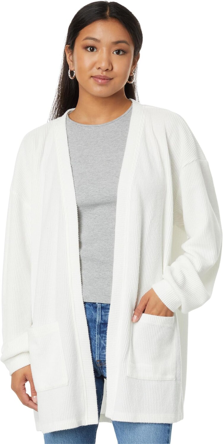 

Свитер Long Sleeve Open Front Tunic Length Cardigan Mod-o-doc, цвет Off-White