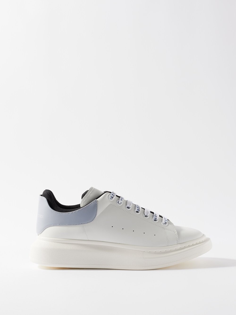 

Кожаные кроссовки оверсайз Alexander McQueen, белый