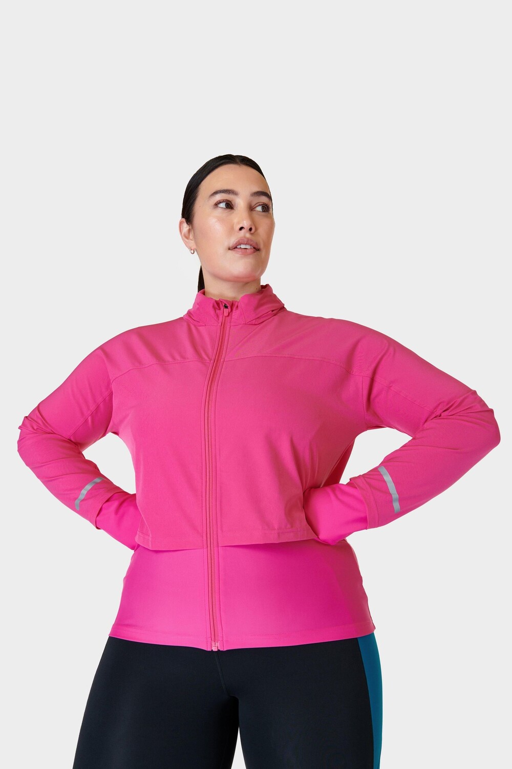 

Куртка для бега по быстрой дорожке Sweaty Betty, розовый