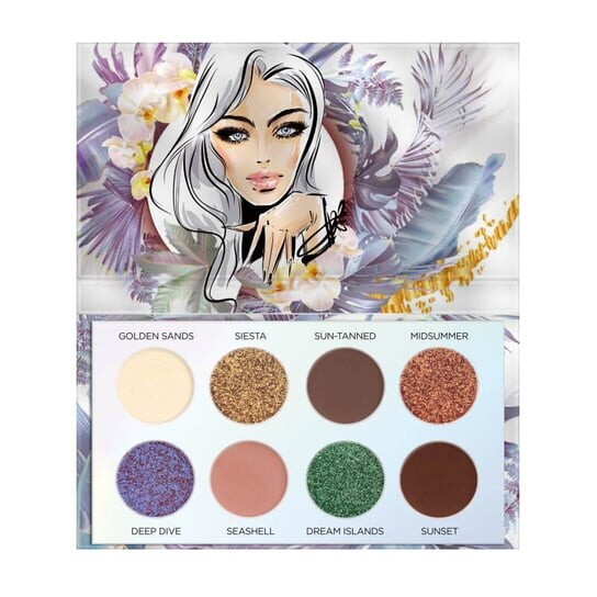

Палетка теней для век 10, 4 г My Secret, Glamorous Tones, разноцветный