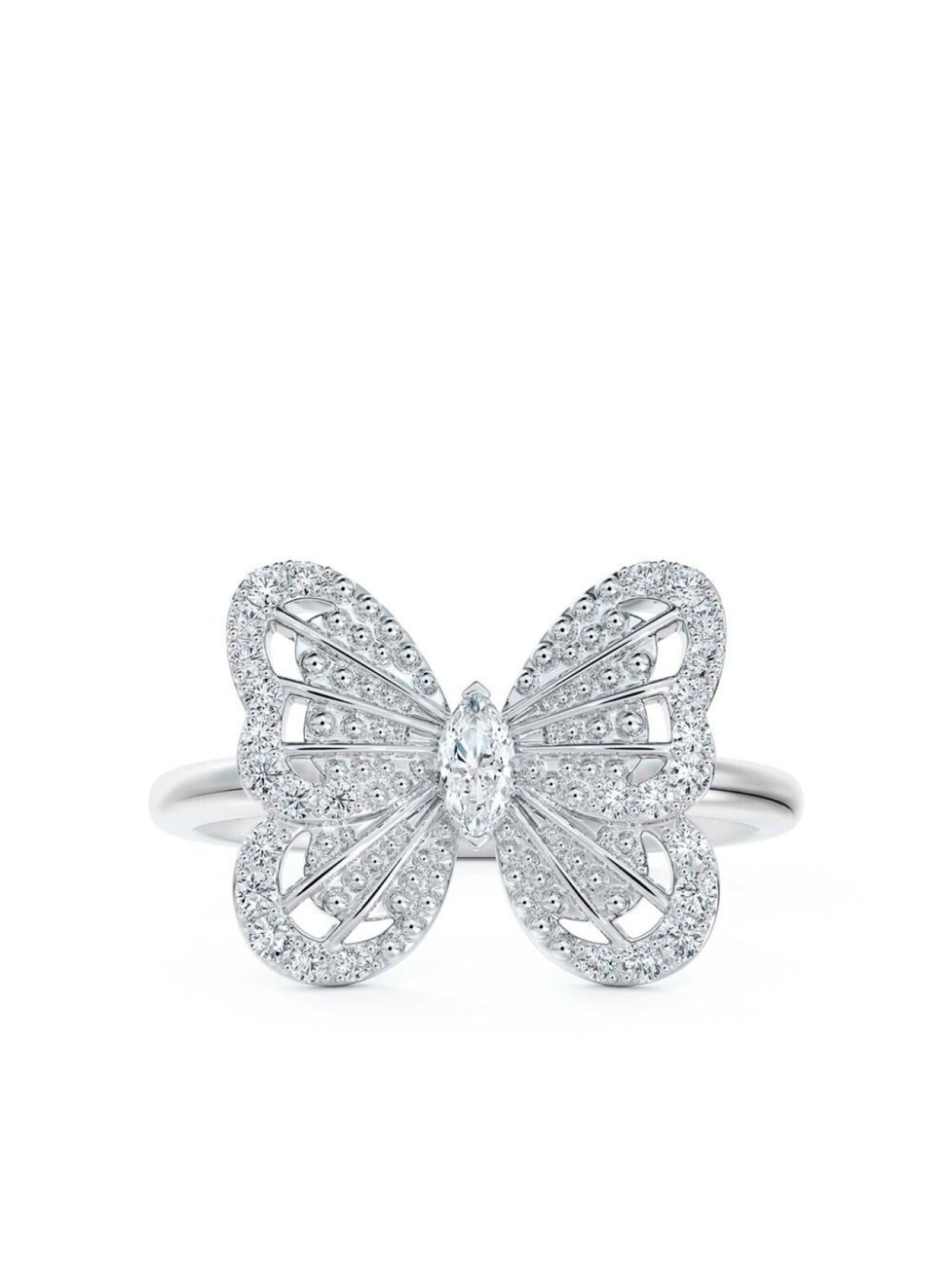 

Кольцо Portraits of Nature из белого золота с бриллиантами De Beers Jewellers, серебряный