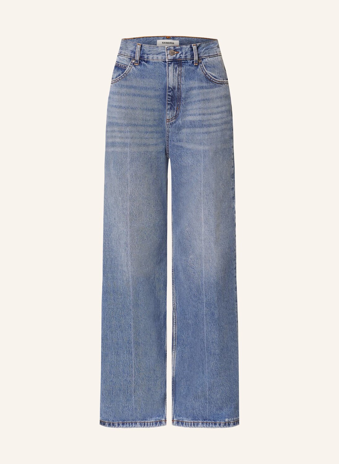 

Прямые джинсы SANDRO, цвет 4785 BLUE JEAN