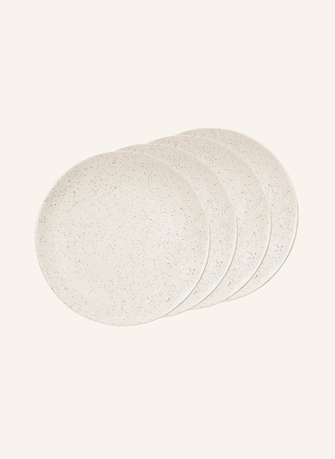 

Набор из 4 обеденных тарелок Nordic Vanilla, диаметр: 26 см. Broste Copenhagen, желтый