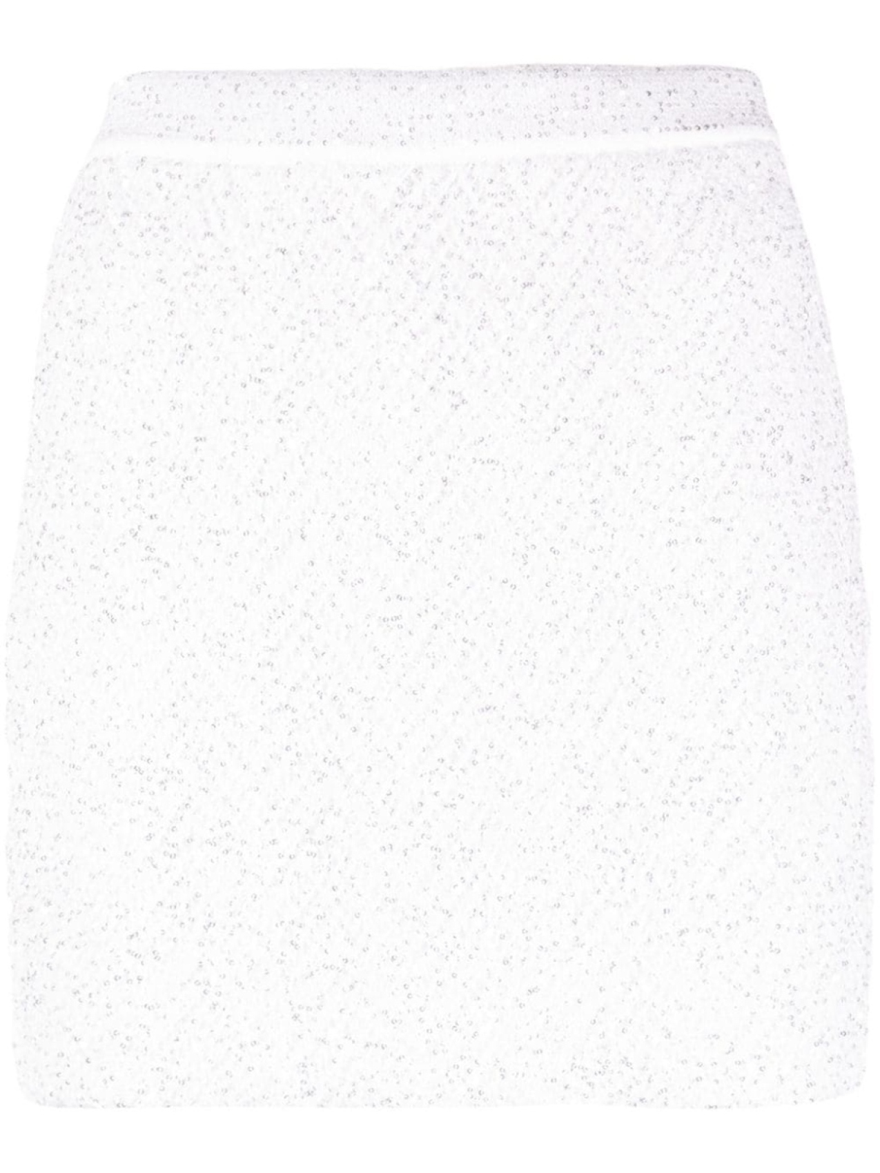 

Missoni sequin-embellished chevron-knit miniskirt, белый