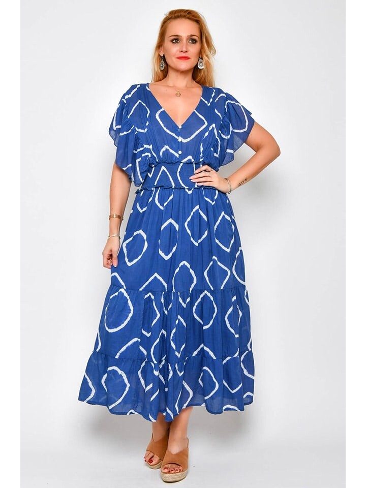 

Длинное платье HHG, цвет blau/weiß