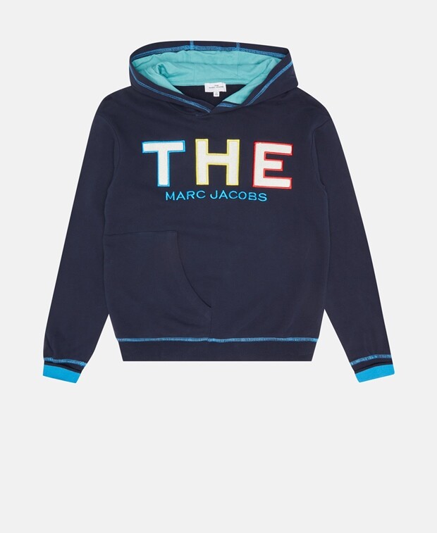 

Худи с капюшоном The Marc Jacobs, темно-синий